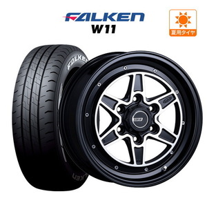 200系 ハイエース ホイール 4本セット タナベ SSR ディバイド MK-6（限定カラー） FALKEN W11 215/60R17