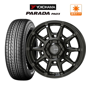 200系 ハイエース ホイール 4本セット KYOHO AME ガレルナ レフィーノ YOKOHAMA PARADA パラダ PA03 215/60R17