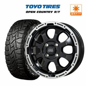 サマータイヤ ホイール 4本セット ホットスタッフ マッドクロス グレイス TOYO オープンカントリー R/T 145/80R12