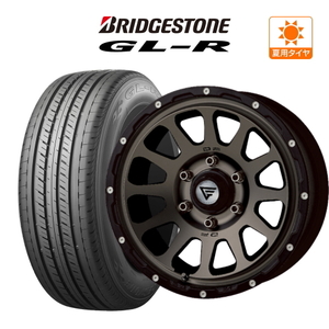 200系 ハイエース ホイール 4本セット FORCE デルタフォース OVAL(オーバル) BRIDGESTONE GL-R 215/65R16