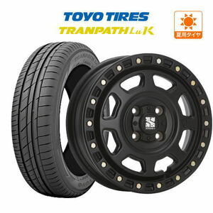 サマータイヤ ホイール 4本セット MLJ エクストリーム XJ07 TOYO トランパス LuK 155/65R14