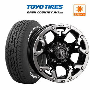 サマータイヤ ホイール 4本セット クリムソン MG ゴーレム TOYO オープンカントリー A/T EX 215/70R16 デリカD5