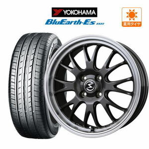 サマータイヤ ホイール 4本セット BADX エスホールド S-8M YOKOHAMA ブルーアースイーエス ES32 165/55R15