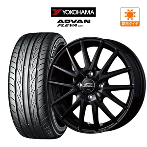 サマータイヤ ホイール 4本セット MID シュナイダー SQ27 YOKOHAMA アドバン フレバ V701 165/55R15