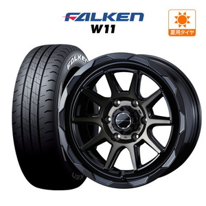 200系 ハイエース ホイール 4本セット ウェッズ マッドヴァンス 06 FALKEN W11 215/60R17