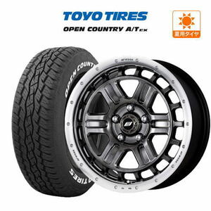 サマータイヤ ホイール 4本セット ワーク クラッグ ティーグラビック２ TOYO オープンカントリー A/T EX 215/70R16 デリカD5