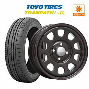 サマータイヤ ホイール 4本セット MLJ デイトナ SS TOYO トランパス LuK 155/65R14