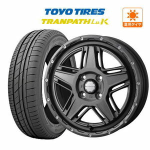 サマータイヤ ホイール 4本セット ウェッズ マッドヴァンス 07 TOYO トランパス LuK 155/65R14