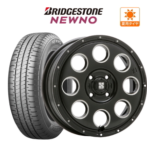 サマータイヤ ホイール 4本セット MLJ エクストリーム KK03 BRIDGESTONE NEWNO ニューノ 165/55R15