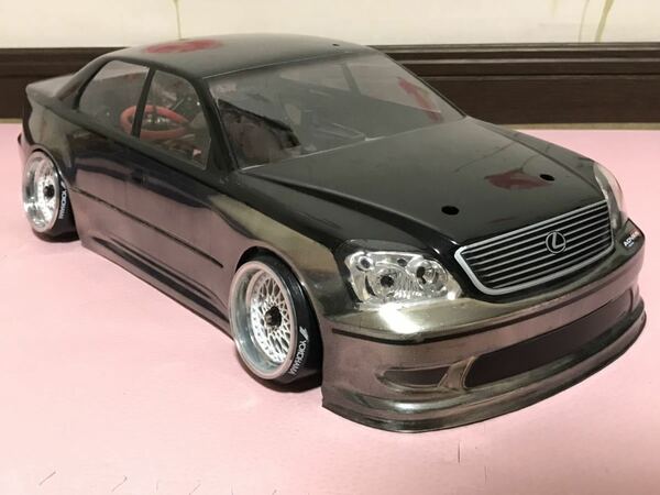 送料無料　1/10 HPI トヨタ セルシオ VIPCAR ツートンカラー ラジコンボディ　TOYOTA CELSIOR レクサス LEXUS LS430 DRIFT ドリフト