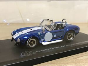 送料無料　1/43 未開封　シェルビー コブラ 427S/C クローム ブルー ミニカー 京商 KYOSHO SHELBY COBRA 15th ANNIVERSARY Chrome Blue