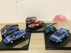 送料無料　1/43 ランチア ストラトス ラリーカー ミニカーセット ビテス VITESSE SKID LANCIA STRATOS RALLY CAR