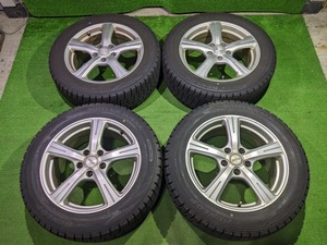 2020年 DUNLOP WINTERMAXX WM02 215/55R17 94Q REVERLINE 17 7J +38 PCD114.3 5H アルファード ヴェルファイア 等 F110