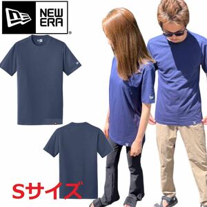 ニューエラ 半袖 Tシャツ NEA100 ロゴ ヘリテージ ネイビー Sサイズ ユニセックス クルーネック NEWERA HERITAGE BLEND CREW TEE 新品