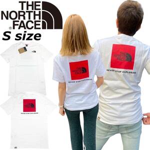 ノースフェイス 半袖 Tシャツ NF0A2TX2 レッドボックス ホワイト×レッド Sサイズ ユニセックス THE NORTH FACE M SS RED BOX TEE 新品