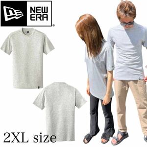 ニューエラ 半袖 Tシャツ NEA100 ロゴ ヘリテージ グレー 2XL