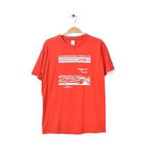 【送料無料】80s MJ SOFFE COMPANY ヴィンテージTシャツ レッド 赤 XDC 袖裾シングル サイズM 古着 @BZ0127_画像1