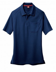 バートル 105 半袖ポロシャツ マイクロハニカムメッシュ ネイビー Sサイズ 吸汗速乾 作業服 作業着
