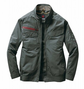 バートル AC7141 エアークラフト長袖服のみ オリーブグレー SSサイズ ジャケット 熱中症対策 作業服 作業着 AC7141シリーズ