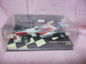 ミニチャンプス 1/43 F1 PANASONIC TOYOTA RACING TF102 M.Salo