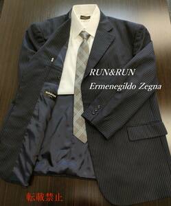 RUN&RUN Ermenegildo Zegna エルメネジルド・ゼニア ネイビー ジャケット メンズ