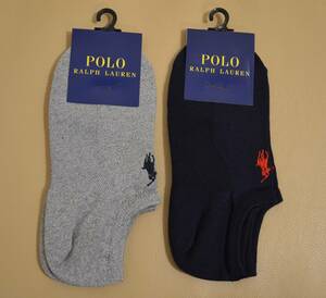 新品　未使用 　タグ付き　女性　POLO RALPH LAUREN 　ポロラルフローレン　ショートソックス　２足セット　　送料無料