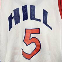 ■ 90s 90年代 USA製 ビンテージ ” USA BASKETBALL #5 HILL ” グラント・ヒル バスケ ユニフォーム 44 ドリームチーム スポーツ 観戦 ■_画像8