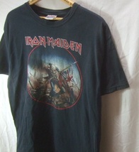 2008年Hanes製●IRAN MAIDEN アイアンメイデン 半袖 Tシャツ/古着アメカジロックTバンドTブラックL_画像2