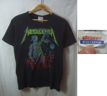 2007年製●METALLICA メタリカ AND JUSTICE FOR ALL ロックTシャツ/古着バンTブラックアメカジS_画像1