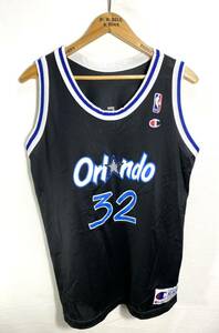 ■ 子供用 90s 90年代 USA製 ビンテージ Champion チャンピオン ” Orlando Magic #32 O'NEAL ” オニール バスケ ユニフォーム XL 観戦 ■