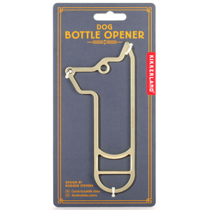 栓抜き DOG BOTTLE OPENER ドッグボトルオープナー W6.7×D.2×H15.5cm ステンレス 犬 動物 キッチ