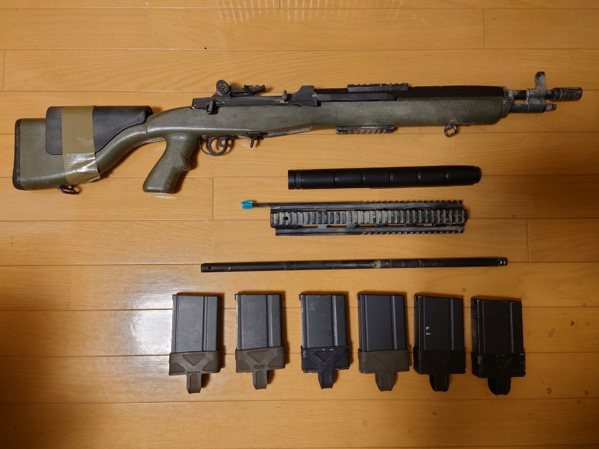 Yahoo!オークション -「m14 マルイ カスタム」(ホビー、カルチャー) の