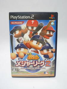 【ゲームニャン太】KONAMI　 実況パワフルメジャーリーグ　PS2ソフト PlayStation2　★Q3