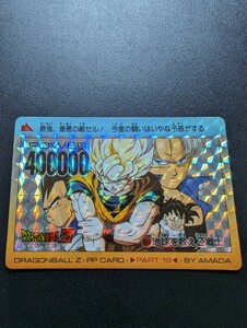 ドラゴンボールZ　アマダPPカード　No.804 地球を救えZ戦士　疑似角プリズム　厚紙タイプ