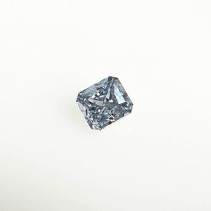 ０．０４４ct　ＦＡＮＣＹ　ＩＮＴＥＮＳＥ　ＢＬＵＥ　ＳＩ２　ラディアント　インテンスブルーダイヤモンドルース