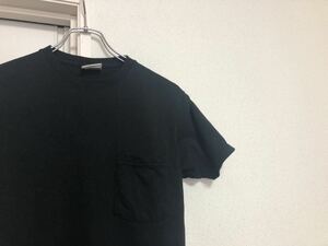 【送料込み】MADE IN USA アメリカ製 Goodwearグッドウェア ブラック黒ポケット付きTシャツsize S