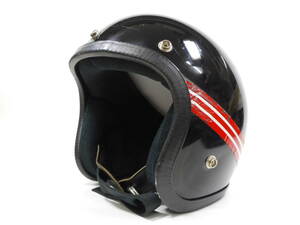 60s NORCON ジェットヘルメット 黒 目深加工済み M ★ 60年代 BELL 500TX R-T GRANT GP-2 LSI-4150 PREMIER YODER パンヘッド ショベル