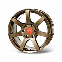 □特価□ ティスファクトリー 200系 ハイエース ホイール TAW Styling6 マットブロンズ 18×8.0J +37 6H139.7 アルミホイール 4本セット_画像3