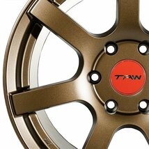 ▼特価▼ ハイエース 200系 18インチ スポーク ホイール TAW Styling6 マットブロンズ 18×8.0J +37 6H139.7 アルミホイール 4本 セット_画像6