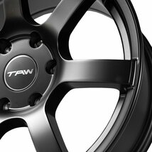 ▼特価▼ 200系 ハイエース ホイール TAW Styling6 マットブラック 18×8.0J +37 6H139.7 アルミホイール 4本セット_画像7