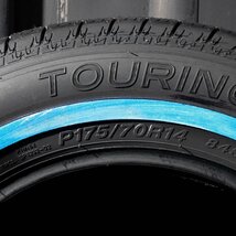 ●特価● REMINGTON レミントン TOURING LX スキニー ホワイトリボンタイヤ 175/70R14 1本 ワイヤーホイールに最適 インパラ ローライダー_画像4