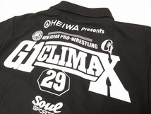 I3087：レア？新日本プロレス G1 CLIMAX 29 大会記念 SOUL SPORTS ポロシャツ S 半袖ポロ オフィシャルグッズ_画像9