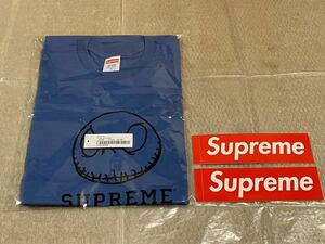 Supreme × Disney Skeleton Tee S Faded Blue フェイデッドブルー シュプリーム ディズニー Tシャツ Box Logo ボックスロゴ TNF