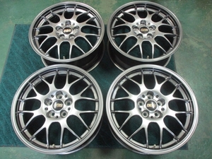 ＢＢＳ　ＲＧ７１４　１７×７．５Ｊ＋４８　ＰＣＤ１００／５穴　ハブ径５６ｍｍ　鍛造　８６/BRZ　レガシィ　インプレッサ　プリウス