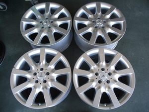 ベンツ　Sクラス　Ｗ２２１　純正１８インチ　１８×８．５Ｊ＋４３　ＰＣＤ１１２／５Ｈ　４本