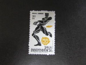②　スポーツ切手　ブラジル　サッカー　1種完　1972