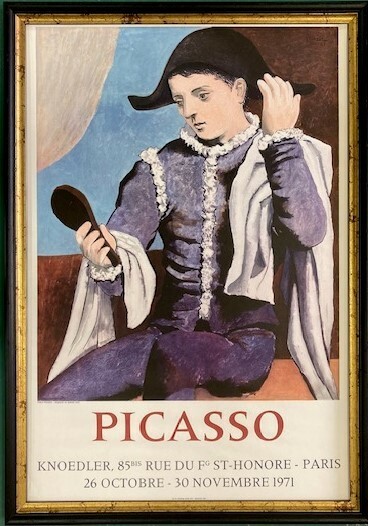 【特価】　≪　　パブロ・ピカソ　　≫　　オリジナルリトグラフ【石版画】　 1971年　　PICASSO-GALERIE KNOEDLER 　 PABLO　PICASSO