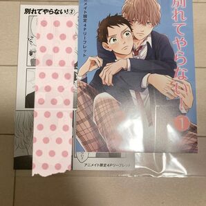 特典のみ 別れてやらない! 1巻 & 2巻 アニメイト特典 リーフレット