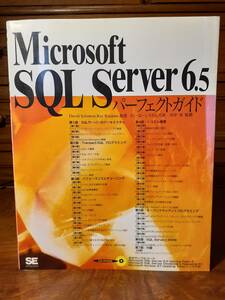 Microsoft SQL Server6.5 パーフェクトガイド SHOEISHA 定価￥9500