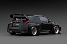 IG2901 ignition model 1/18 PANDEM GR YARIS (4BA) Black パンデム GRヤリス イグニッションモデル_画像2